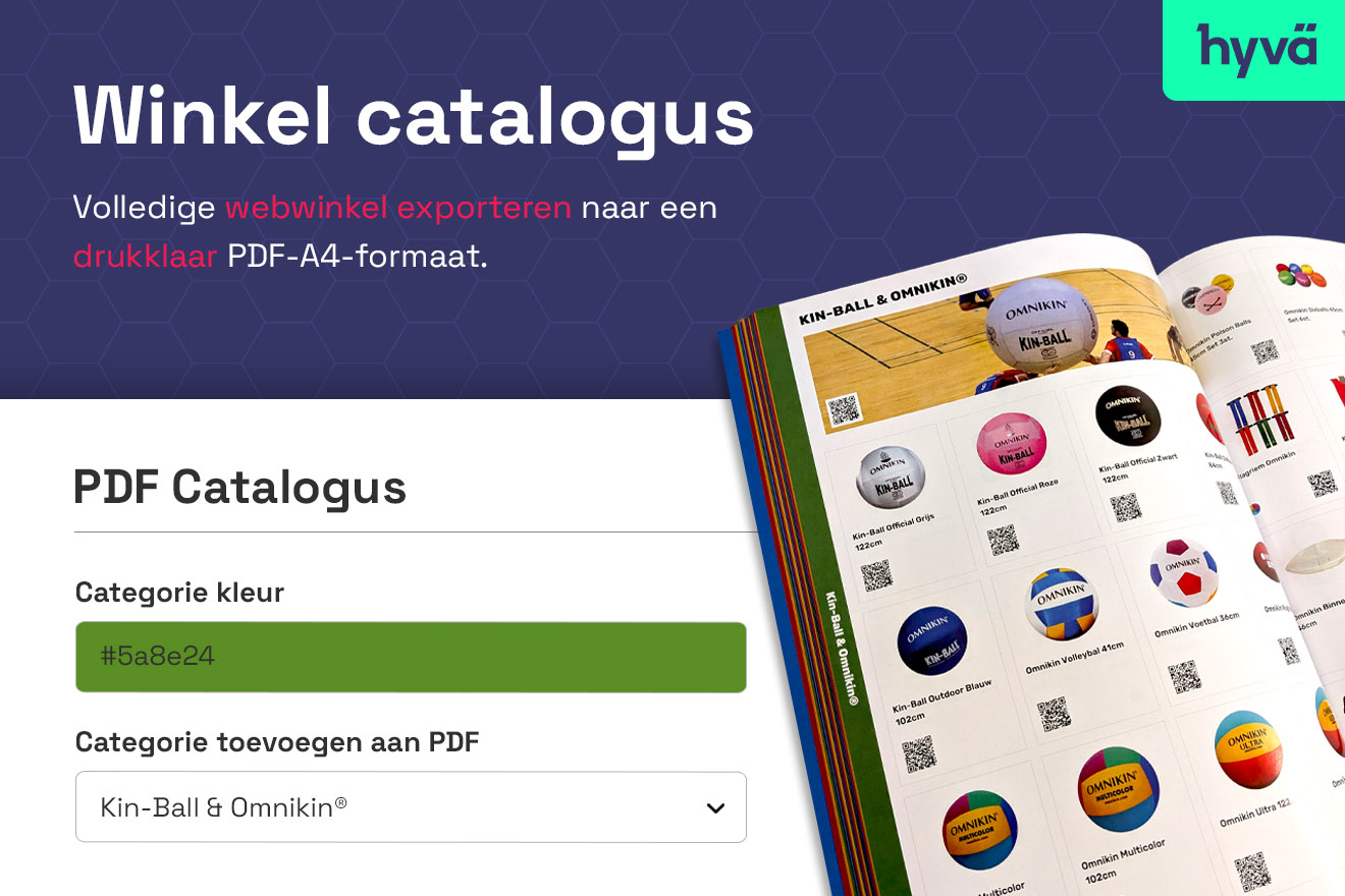 Winkel omzetten naar fysieke catalogus