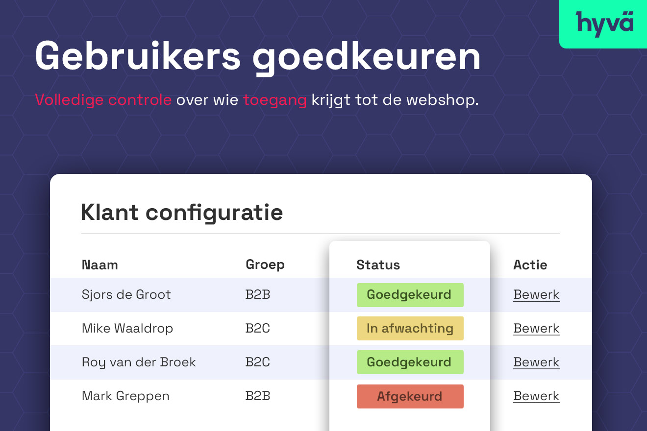 Gebruikers Goedkeuren