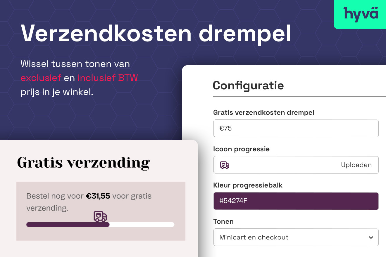 Voordeel met de verzendkosten drempel